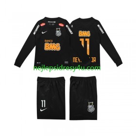 Fotbalový Dres Santos NEYMAR JR 11 Classic 2012 2013 Retro Dětské Venkovní Dlouhý Rukáv